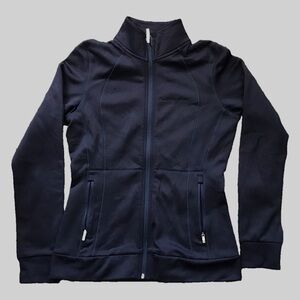 Peak Performance Womens Fleece Jacket Size S-Dark Blue, Soft Fleece Lined